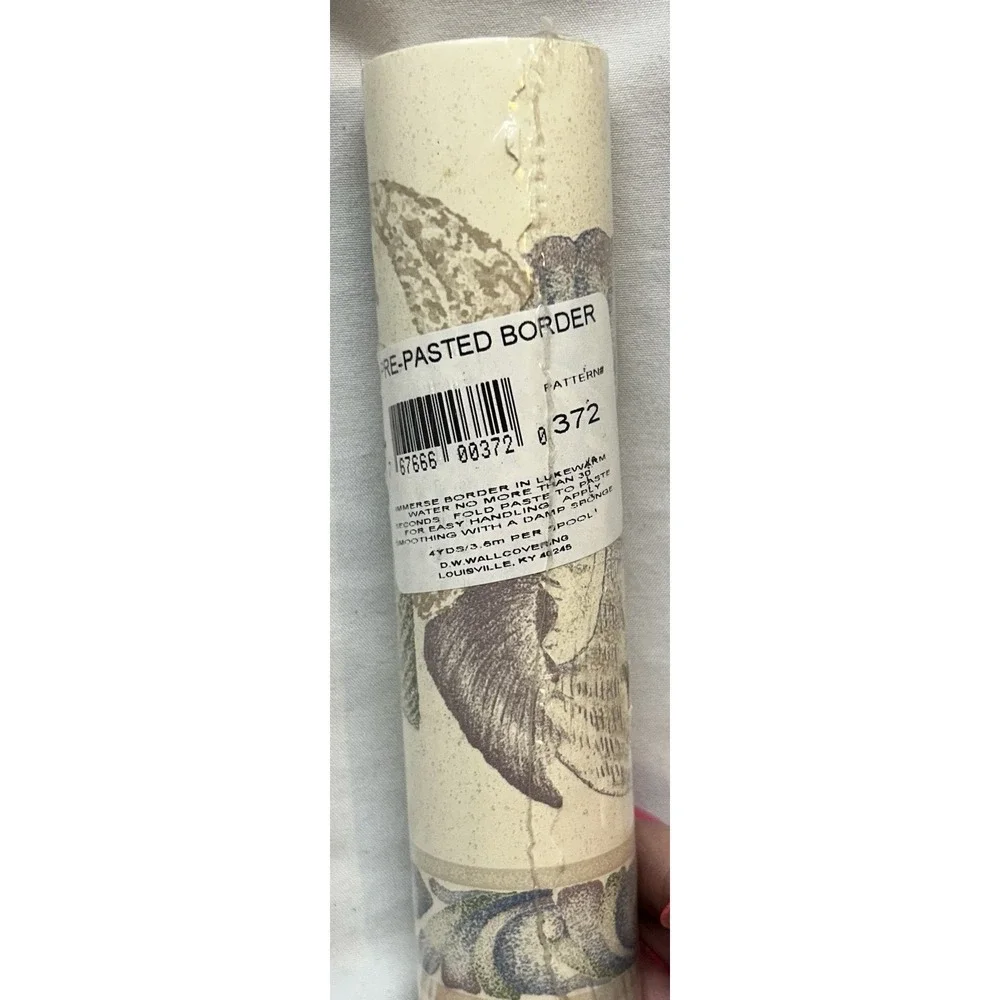 South Sea Island Pre-pasted Wallpaper Border by DW Wallcovering Pattern 372
